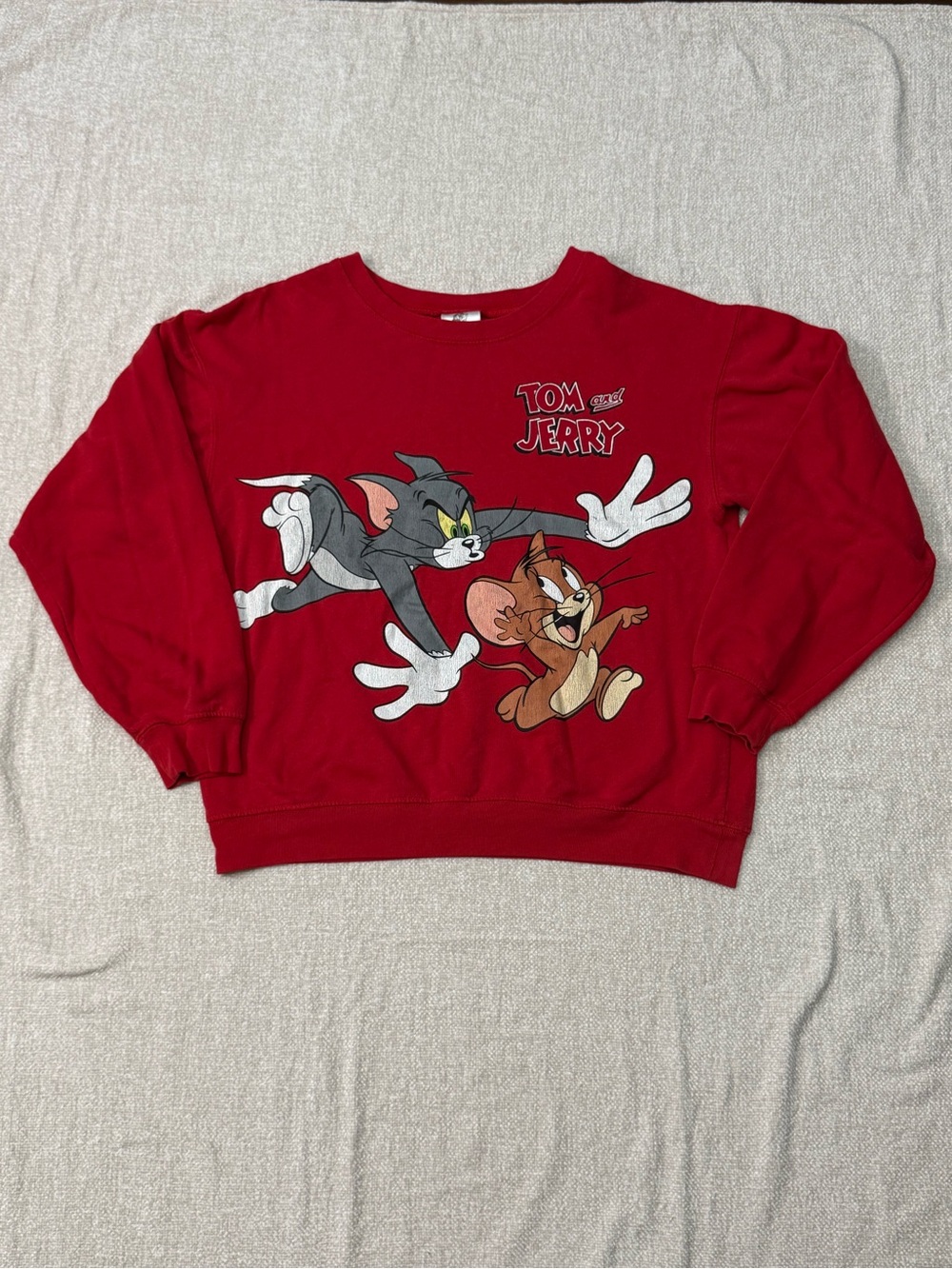 Tom & Jerry Red Kids Sweatshirt